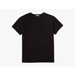 U Crew Neck T-Shirt ชาย สีดํา