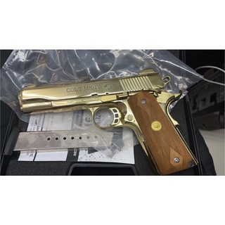 Blank Kuzey M1911  100ปี “5”นิ้ว 9mm P.A.K. สีทอง