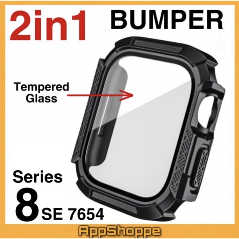 Apple Watch กระจกนิรภัย BUMPER CASE HardCase เคสป้องกันนาฬิกา