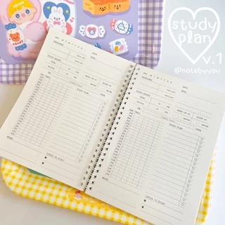 [สันขดลวด] แพลนเนอร์ | study planner จดได้นาน 4 เดือน