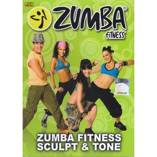 แผ่น DVD Zumba Fitness Sculpt &amp; Tone สําหรับออกกําลังกาย
