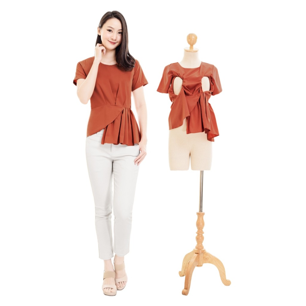 Muko Peony เสื้อเปิดให้นม คลุมท้อง BSL21