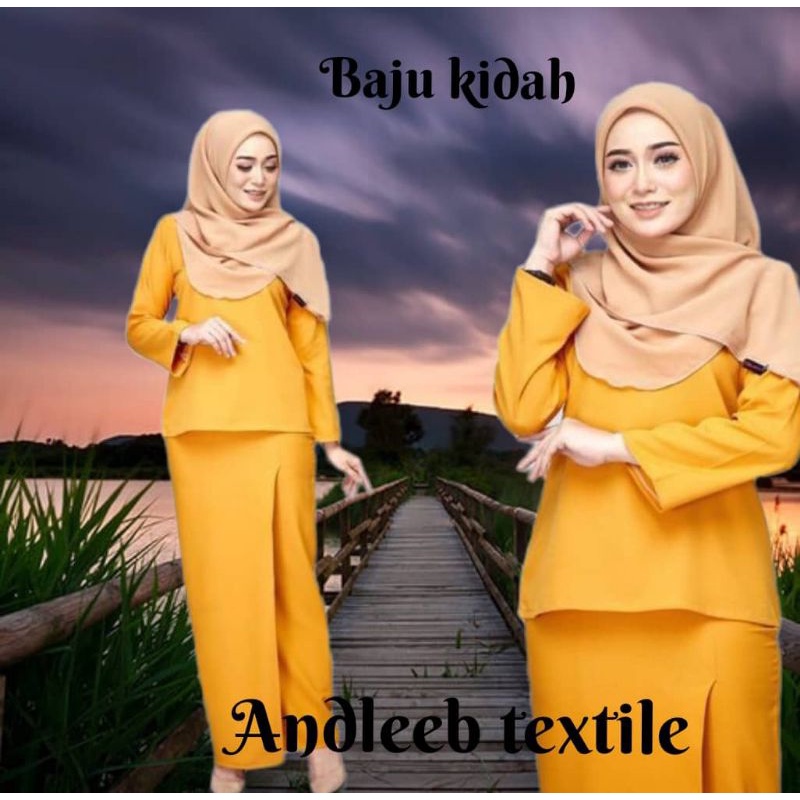 ราคา Baju kurung kedah (มีกระเป๋า)