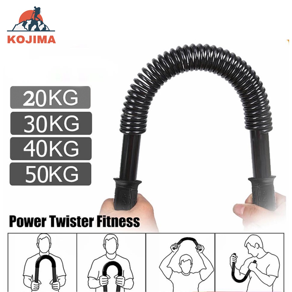 KOJIMA สปริงมือหัก อุปกรณ์สร้างกล้ามแขน กระชับต้นแขน Power Twister 20KG/30KG/40KG/50KG ARM ROD SPRING EXERCISE