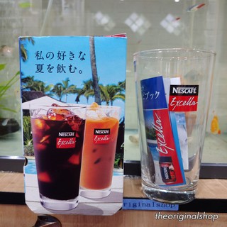 แก้วน้ำ แก้วกาแฟเย็น Nescafe Excella 510ml 【ใหม่】 ญี่ปุ่น