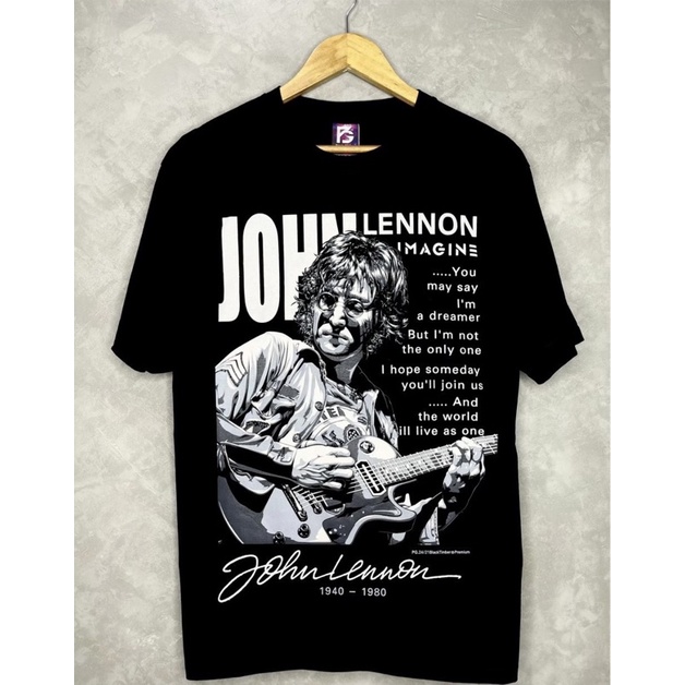 เสื้อวง วินเทจ แขนสั้น มือหนึ่ง แท้ John Lennon 🔥🌊