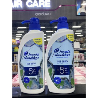 Head and Shoulders Anti-Dandruff Subzero Sensation Shampoo (450 ml.) เฮด แอนด์ โชว์เดอร์ มี 2 ขนาด