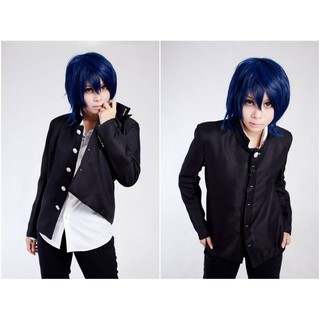 วิกผมสีน้ำเงินสั้นไคโตะ โวคาลอยด์ Cosplay Kaito Vocaloid Wig 35CM