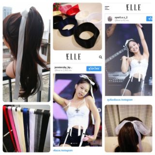 ยาวมากกกก.. ริ้บบิ้น​ผูกผมสไตล์​เจนนี่ Blackpink​ มาแล้วจ้า🎀