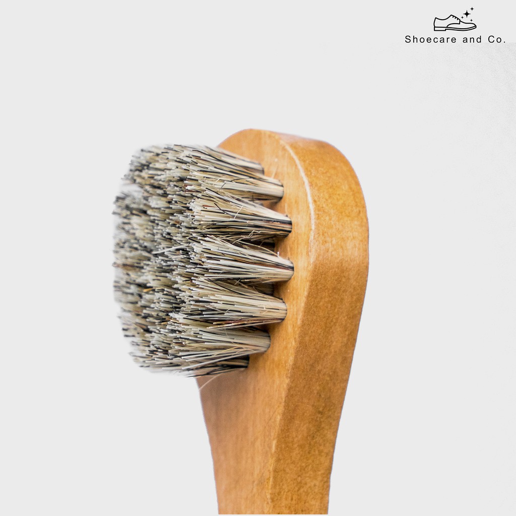 แปรงขนม้าเล็ก 100% HORSEHAIR SHOES BRUSHES FOR LEATHER CARE