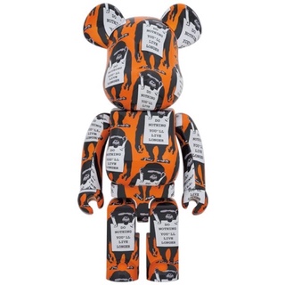 (ของแท้) Be@rbrick 1000% Monkey Sign Brandalism Banksy (Bearbrick)
