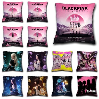 พร้อมส่ง ปลอกหมอน ผ้าโพลีเอสเตอร์ ลาย BLACKPINK ด้านเดียว สําหรับตกแต่งบ้าน โซฟา รถยนต์ (ไม่มีแกน)