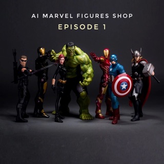 โมเดล รวมฮีโร่ จากมาเวล ชุดที่1&gt;&gt;HAWKEYE, IRONMAN BLACK, BLACK WIDOW FIGURE MODEL FROM MARVEL