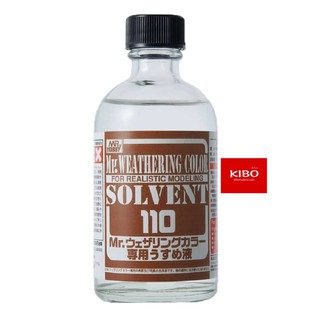 🇹🇭ทินเนอร์ WCT101 Mr.WEATHERING COLOR SOLVENT 110 Ml