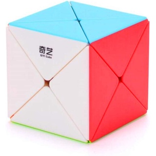 Qiyi Speed Cube X Dino Skewb รูบิคมายากลไร้สติกเกอร์ QY ของเล่น Dino Speed Cube