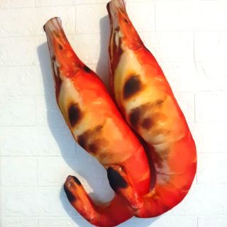 หมอนกุ้งเผา หมอนปลาทู(ทอด/นี่ง) Grilled Shimp Pillow หมอนกุ้ง