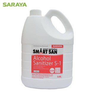 SARAYA น้ำยาแอลกอฮอล์ฆ่าเชื้อ SMART SAN Alcohol Sanitizer S-1