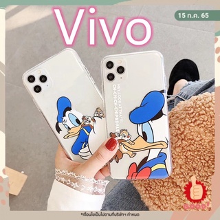 เคสซิริโคนvivoลายการ์ตูนโดนัลด์ ดั๊ก สำหรับรุ่น Vivo Y3 Y11 V15 V15 proV17pro Y12 Y17 Y19 Y95 Y93 Y91i #827