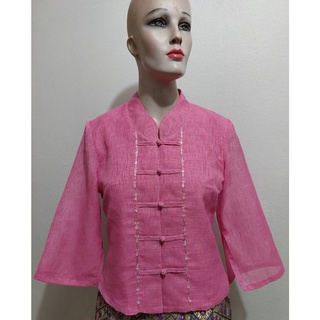 เสื้อใยสัปประรดคอจีนแขนเอ