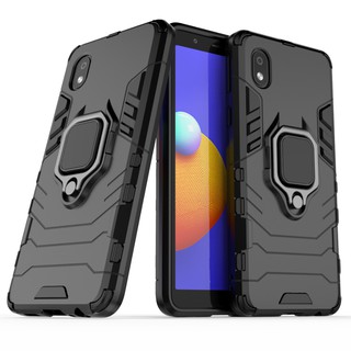 เคส Samsung Galaxy A01 Core พลาสติกแบบแข็ง Armor Shockproof Phone Case Back Cover Samsung A01 Core Galaxy A01Core 2020 กรณี ฝาครอบ