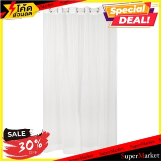 ผ้าม่านโปร่ง EYELET HOME L&amp;S BELLO 200x160 ซม. สีขาว ผ้าม่านหน้าต่าง EYELET SHEER CURTAIN HOME L&amp;S BELLO 200X160CM WHITE