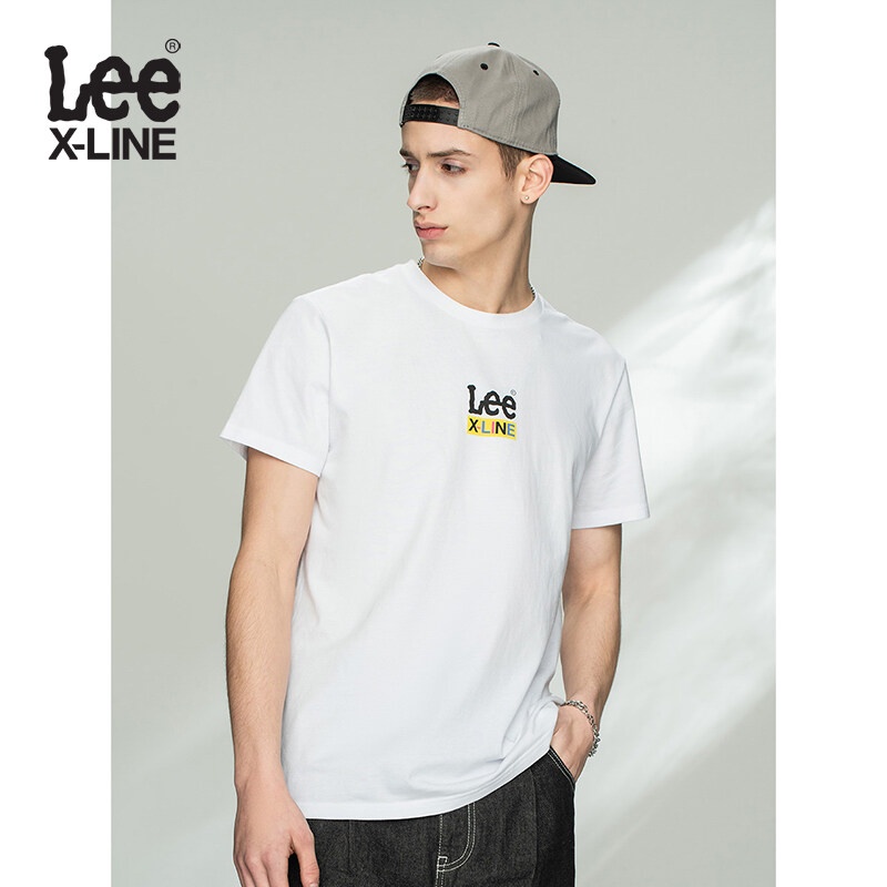 2021 Lee XLINE 21 เสื้อยืดแขนสั้นผู้ชายโลโก้มาตรฐานใหม่