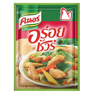 คนอร์ ผงปรุงรสอร่อยชัวร์ รสไก่ 400 กรัม Knorr Chicken Seasoning Powder Sure, Chicken Flavor 400 grams