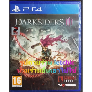 ผ่อนได้ 0% DARK SIDERS 3 for PS4 (Zone 2) แท้ ใหม่ มือหนึ่ง แผ่นใหม่ในซีล ตรงปก เล่นได้กับเครื่องทุกโซน #Dark sider III