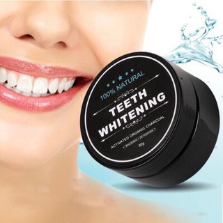 พร้อมส่ง ผงขัดฟัน ผงถ่านออแกนิคชาร์โคลขัดฟันขาว Teeth Whitening พร้อมส่งทันที