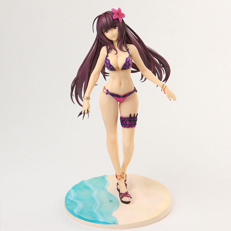 26cm Anime Fate Stay Night Fate Grand Order Scathach Swimsuit Girl PVC  Action Figures Toys Collection Model Doll Gifts | Shopee Thailand
