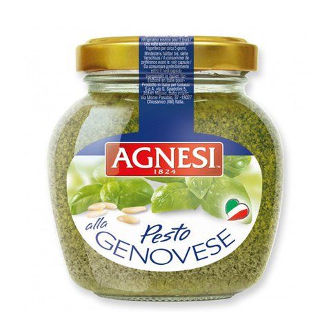 Agnesi Pesto Sauce 1 185g ซอสสปาเก็ตตี้ พาสต้า เพสโต้ 185 กรัม