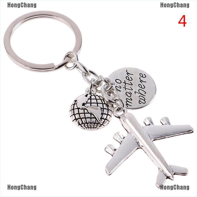 [LHGC] Keychains no matter where pendant travel keyring handmade gift ...