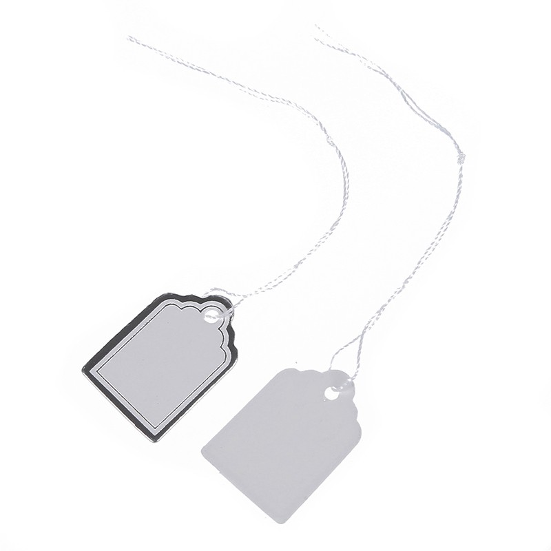 500pcs Price tags with strings Hanging Rings Jewelry Sale Display ...