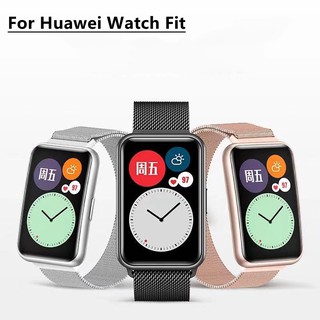 สายนาฬิกา Huawei Fit สแตนเลสสตีล Huawei Fit Magnetic Loop สายโลหะสายนาฬิกา Huawei Watch Fit