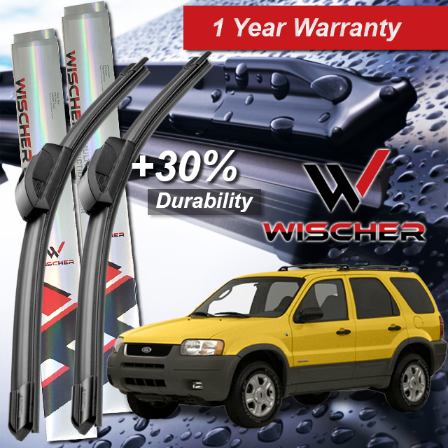 ใบปัดน้ําฝน Ford Escape SUV 2.0 2001 Wischer Nano-BOND (1 ชุด)