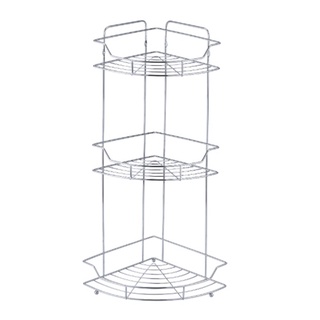 Iris ตะแกรงชั้นวางของอเนกประสงค์เข้ามุม 3 ชั้น รุ่น PQS-TQ-0930B ขนาด 35x25x60 ซม.