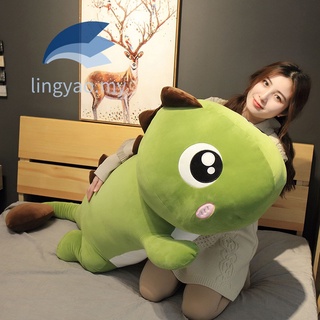 ⊕◑☋Dinosaur Pillow Plush Toy Doll Sleeping Small Pillow Accompanying Doll Ragdoll