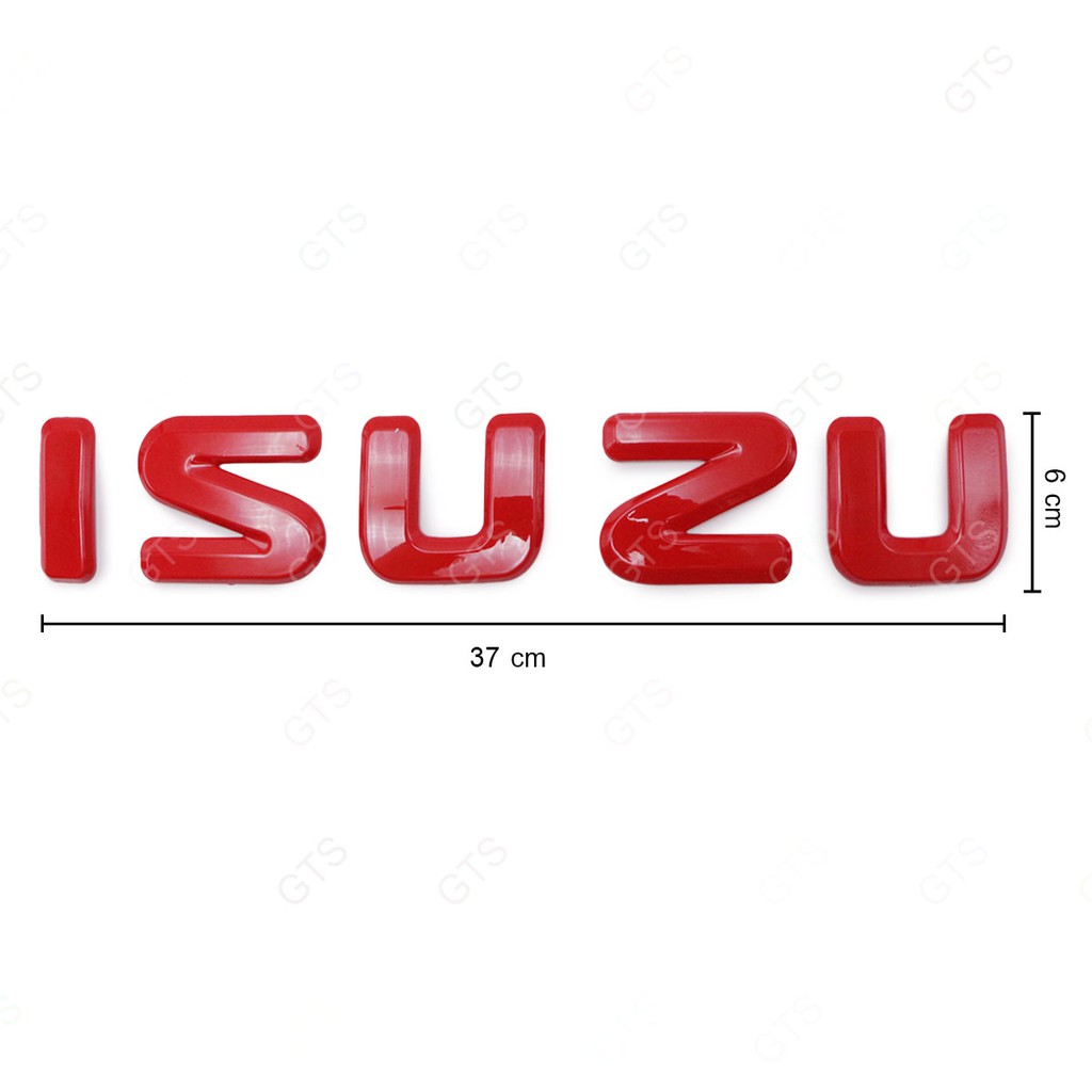 Logo โลโก้ติดหน้ารถ โลโก้ติดกระจังหน้า "ISUZU" สำหรับ Isuzu D-Max ปี 2020-2021