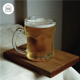 [แก้วเบียร์ เกรด A] BEER MUG UG332 - แก้วเบียร์ ขนาดใหญ่ เนื้อหนา ทนความเย็น แช่ฟรีซได้ [B002]