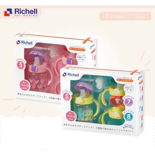 Set ถ้วยน้ำเด็ก TLI riches