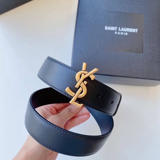 เข็มขัด SAINT LAURENT BELT ( สามารถใส่ได้ทั้งชาย&amp;ญิง )   เข็มขัดรุ่นคลาสสิคใช้ได้ตลอดกาลไม่มีตกรุ่น💚