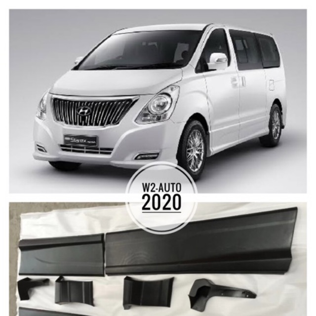 ชุดกาบประตูรอบคัน Hyundai  H1 ฮุนได เอชวัน  ของใหม่ ตรงรุ่น เข้ารูป ประกอบใส่ได้เลย