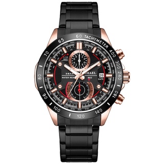 Luxury Relogio Masculino New Sport Men Watches Top Brand Full Steel Business stopwatch Quartz Clock SL-9064 Waterproof W