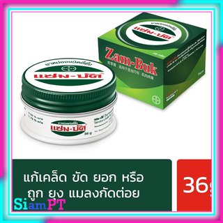 แซมบัค Zam buk 36 กรัม ทาแมลงกัด ฟกช้ำ ใช้ได้ในเด็กและผู้ใหญ่