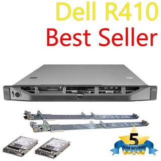 (ส่งฟรี รับประกัน 3 เดือน ออก vat ได้) Server Dell R410 CPU E5620x2 RAM16GB HDDSAS600GBx2 PSUx1