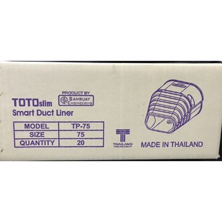 ข้อต่อปิดจบงาน75 TOTO Slim