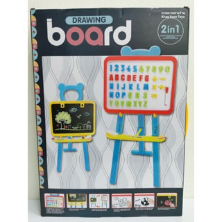 กระดานบอร์ดวาดเขียน Drawing Board 2in1 สูงถึง 85 ซม.