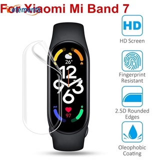 ฟิล์มไฮโดรเจลนิ่ม โค้ง สําหรับ Xiaomi Mi Band 7 7NFC/ หน้าจอสมาร์ทวอทช์ ป้องกันรอยขีดข่วน