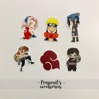 🇹🇭 พร้อมส่ง : สติ๊กเกอร์กันน้ำขนาดจัมโบ้ลายนารูโตะ | Naruto Waterproof Decoration Sticker (Jumbo Size).