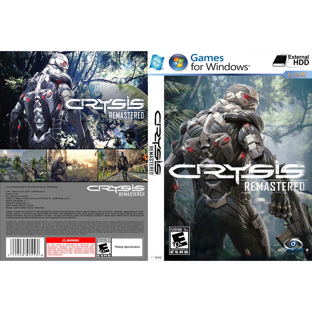 Crysis Remastered PC GAME Offline [Pendrive INSTALLATION]